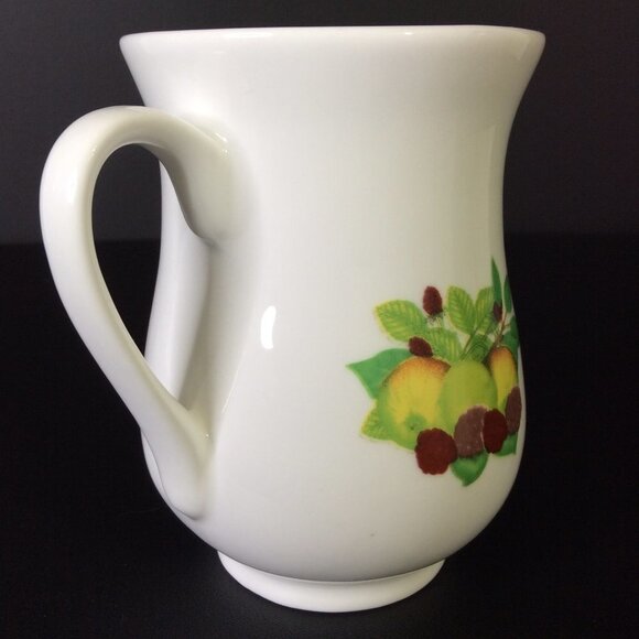 COFFEE Mug Cup White Green Fruit Design 10 Oz - Picture 7 of 12